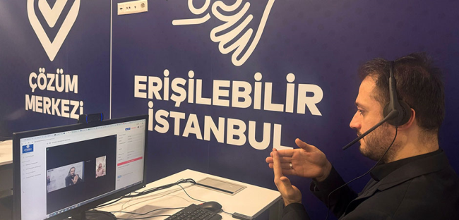 İşitme Engelliler İçin Görüntülü Çağrı Merkezi