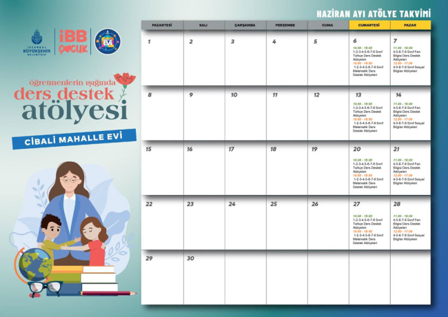 Cibali Ders Destek Faaliyet Programı