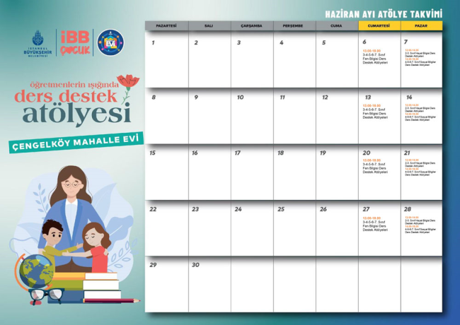 Çengelköy Ders Destek Faaliyet Programı