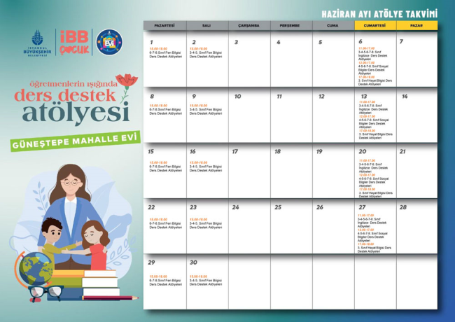 Güneştepe Ders Destek Faaliyet Programı