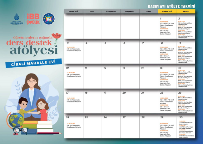 Cibali Ders Destek Faaliyet Programı