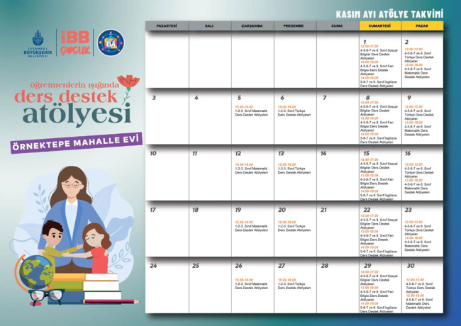 Örnektepe Ders Destek Faaliyet Programı