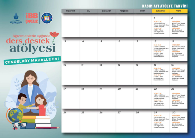 Çengelköy Ders Destek Faaliyet Programı