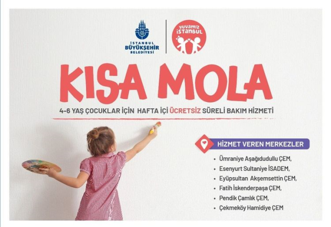 Yuvamız İstanbul Kısa Mola Merkezleri Açılıyor